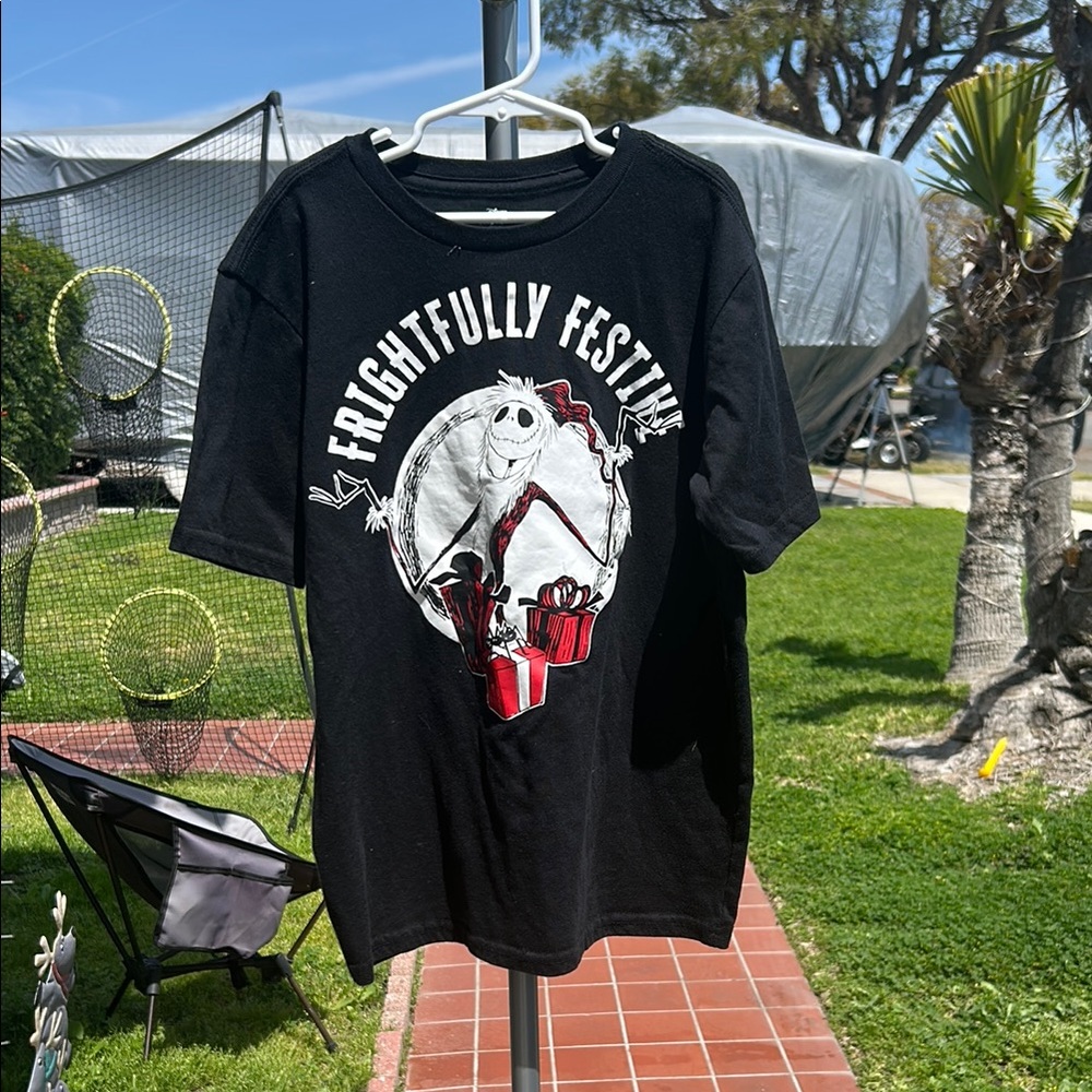 Black Frightfully Festive T-Shirt